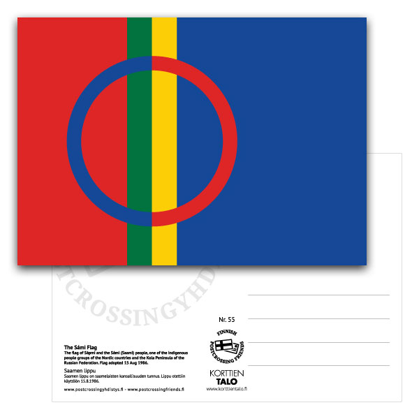 Saamen lippu - Suomen postcrossingyhdistys ry