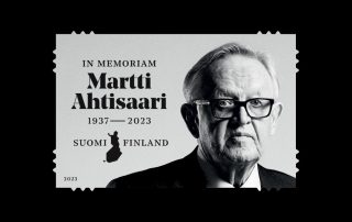 Martti Ahtisaari surumerkki 2023