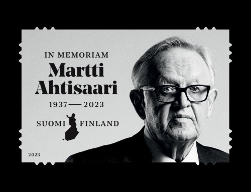 Presidentti Martti Ahtisaaren muistoksi julkaistaan postimerkki 15.12.